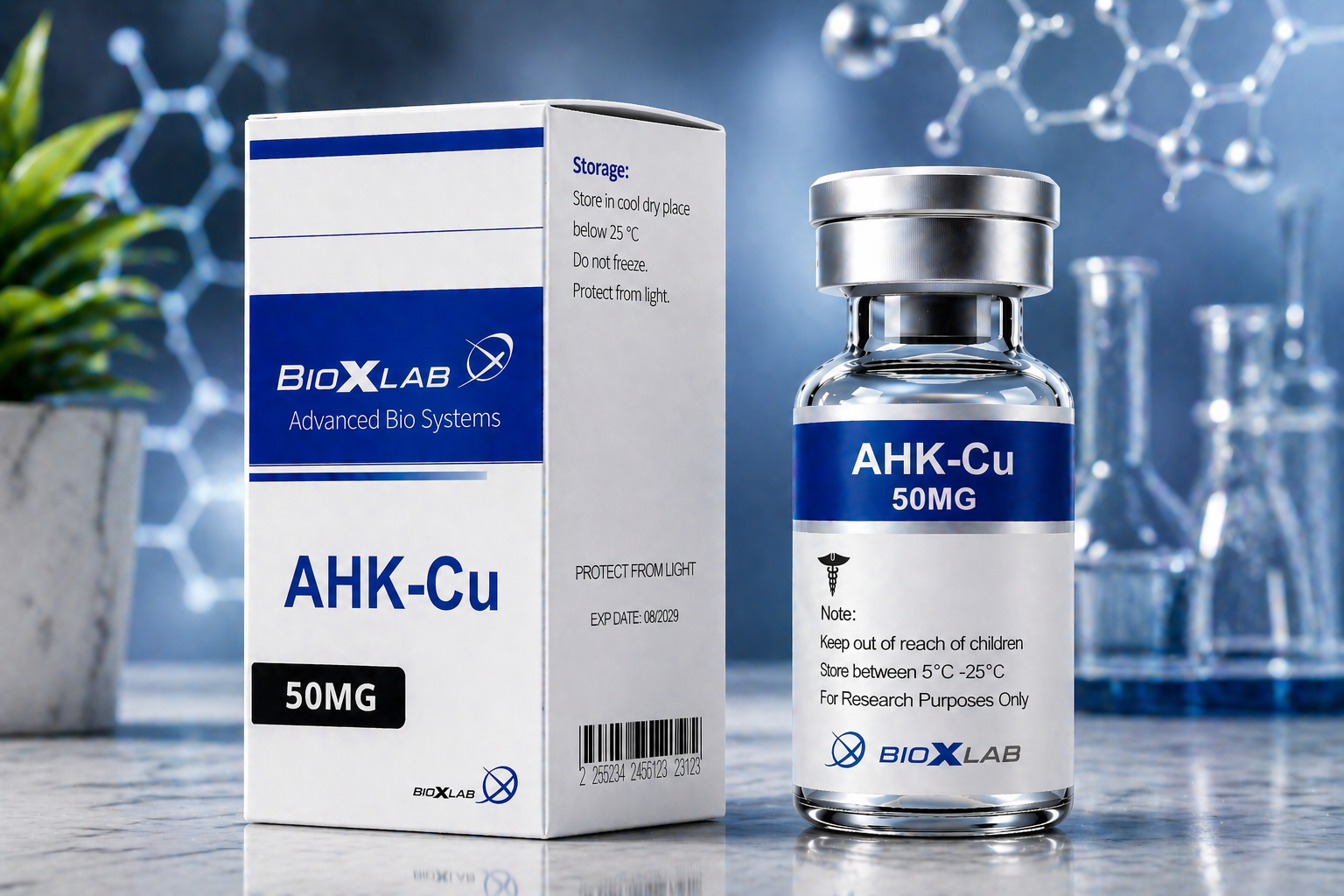 AHK-Cu 50 MG. Hair Research Complex – Copper Peptide Formula