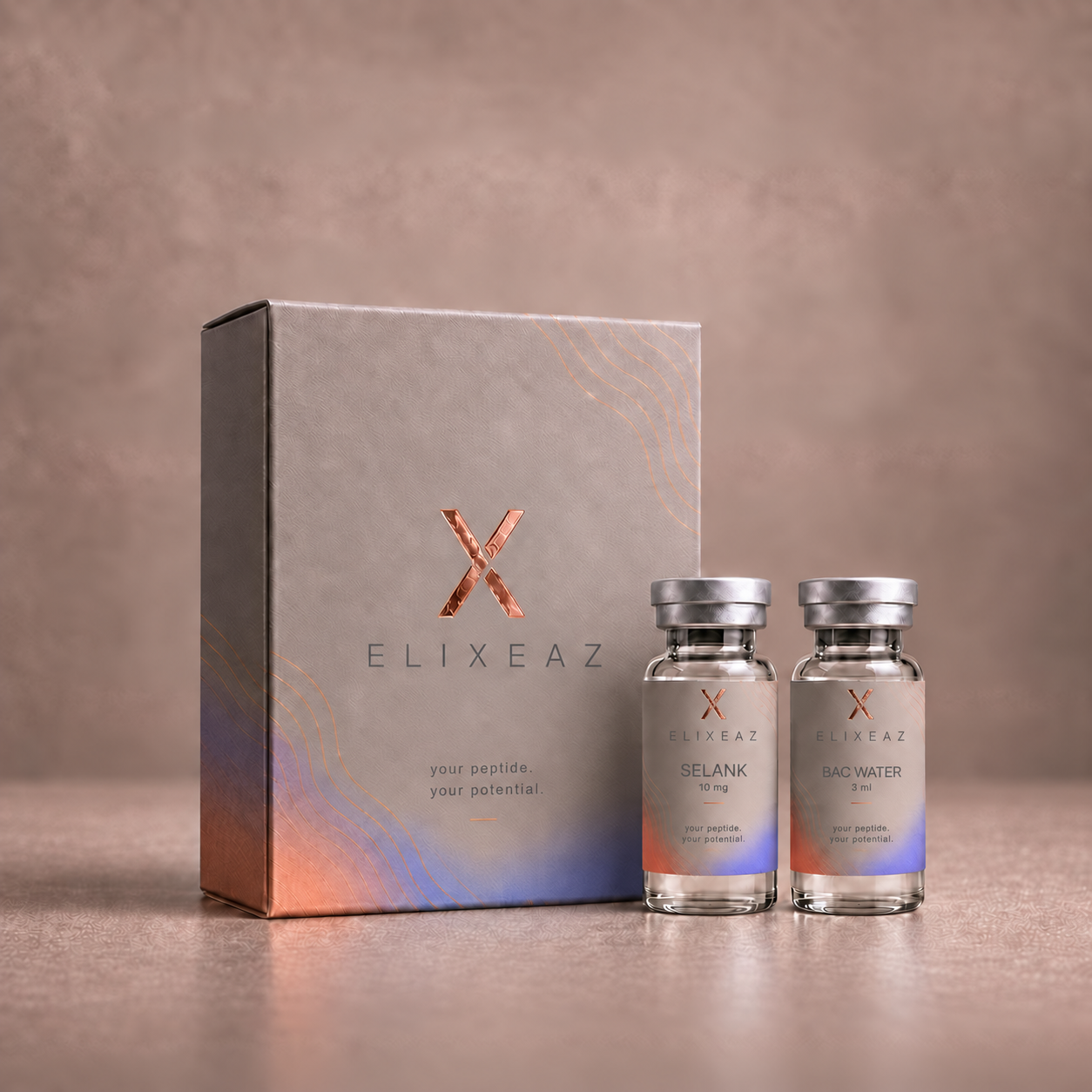 ELIXEAZ Selank 10 mg + BAC Water 3ml